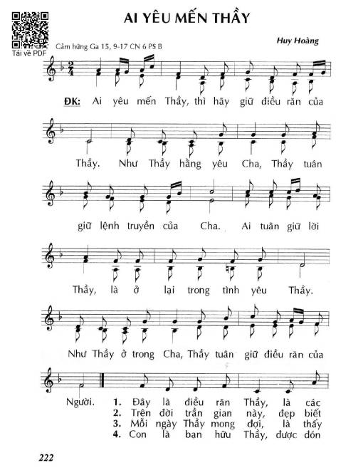 Ai yêu mến Thầy