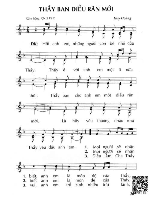 Thầy ban Điều Răn Mới 