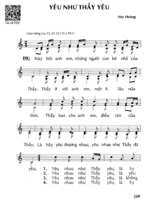 Yêu như Thầy yêu