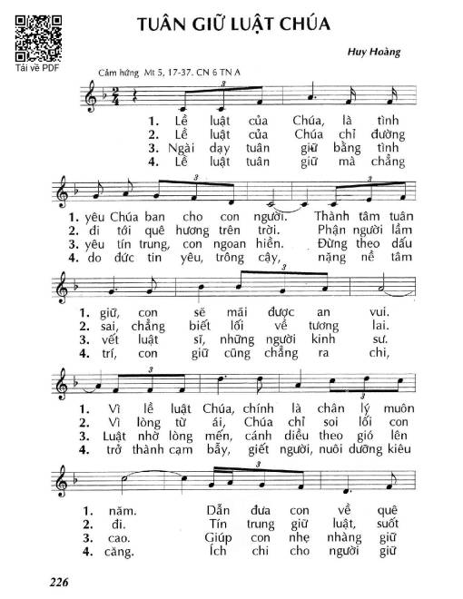 Tuân giữ luật Chúa 