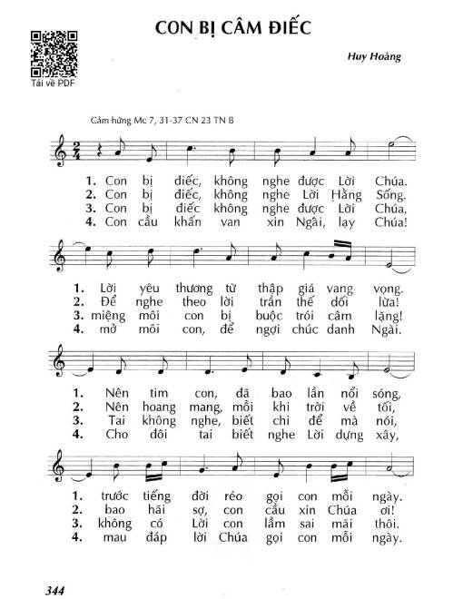 Con bị câm điếc