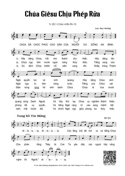 Chúa Nhật 1C Thường Niên  