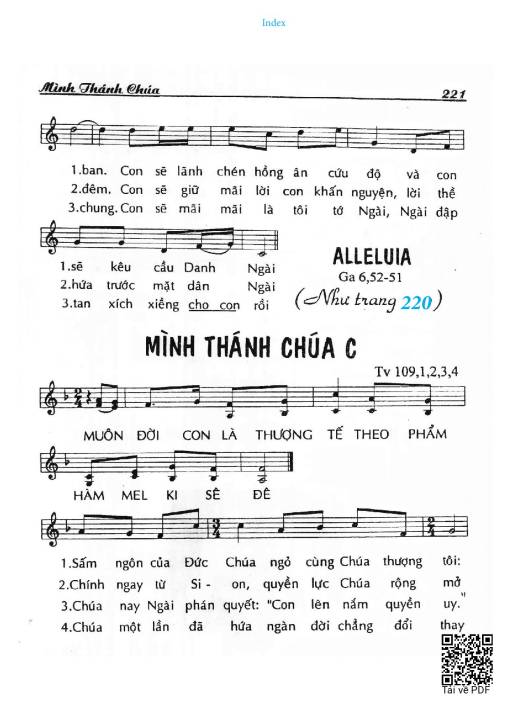 Sheet nhạc PDF bài Lễ Mình Máu Thánh Chúa – Năm C