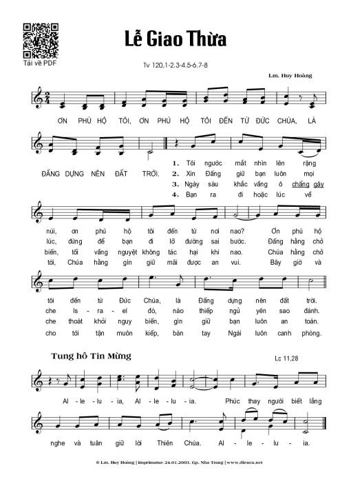 Lễ Giao Thừa - Huy Hoàng