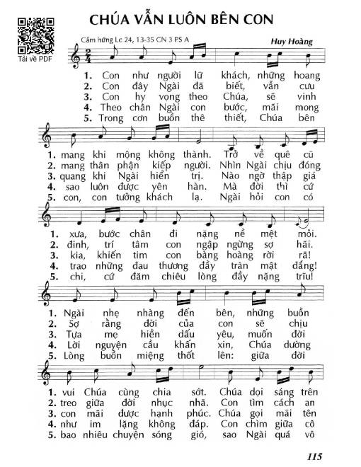 Chúa vẫn luôn bên con (Lc. 24)