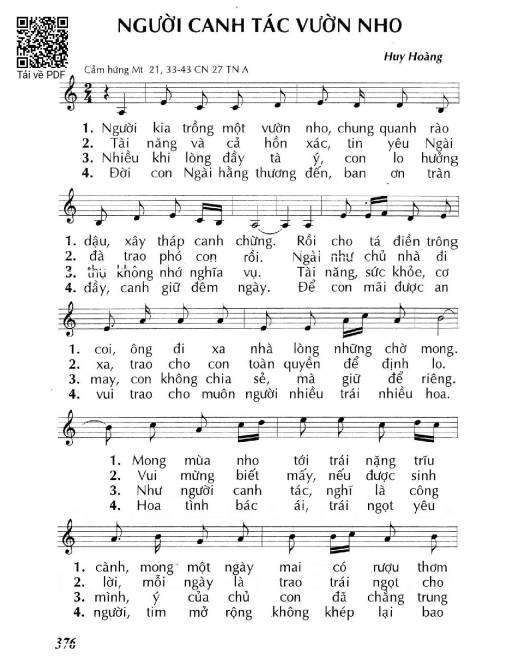 Người canh tác vườn nho (Mt. 21)