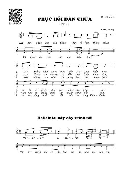 Thánh Vịnh 79, Phục Hồi Dân Chúa