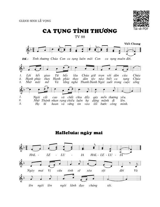 Thánh Vịnh 88, Ca Tụng Tình Thương