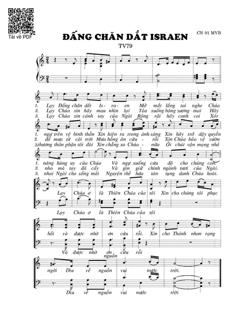 Đấng chăn dắt Israel (Thánh Vịnh 79)