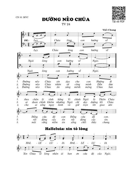 Đường nẻo Chúa 2 (Thánh Vịnh 24)