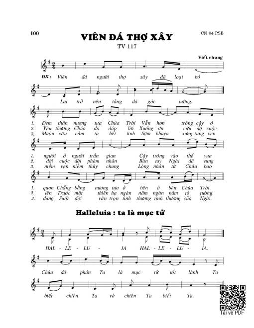 Viên đá thợ xây (Thánh Vịnh 117)