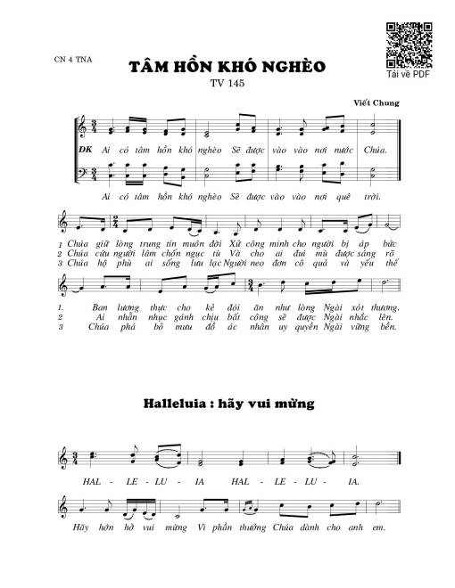 Tâm hồn khó nghèo (Thánh Vịnh 145)