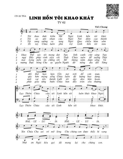 Linh hồn tôi khao khát (Thánh Vịnh 62)