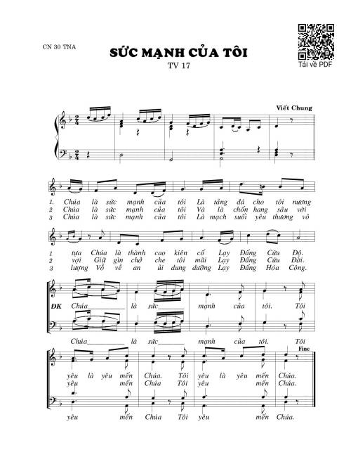 Sức mạnh của tôi (Thánh Vịnh 17)