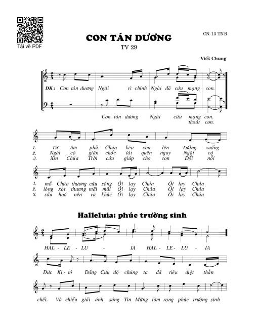 Con tán dương (Thánh Vịnh 29)