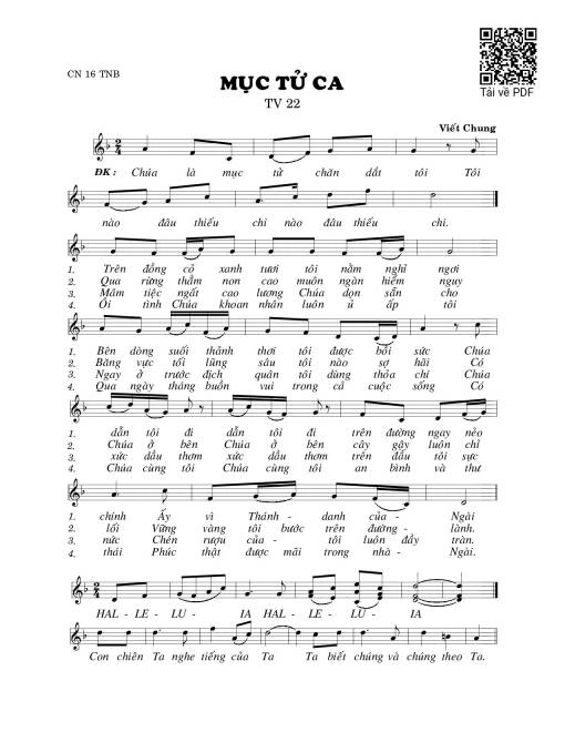 Mục tử ca (Thánh Vịnh 22)