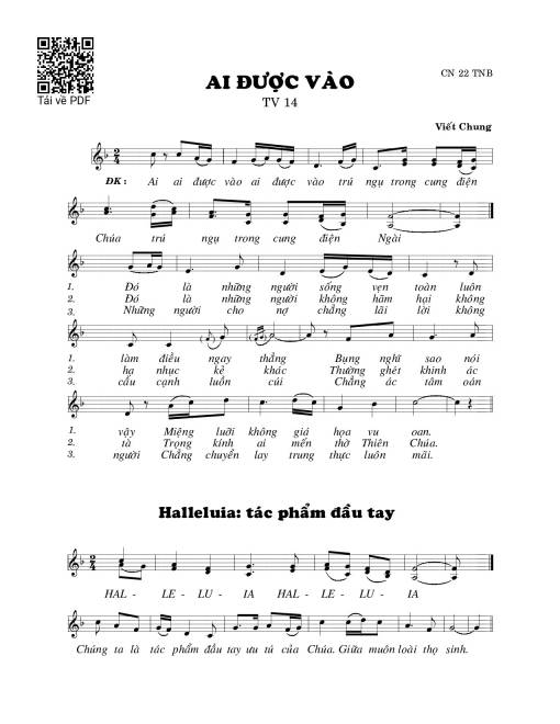 Al được vào (Thánh Vịnh 14)