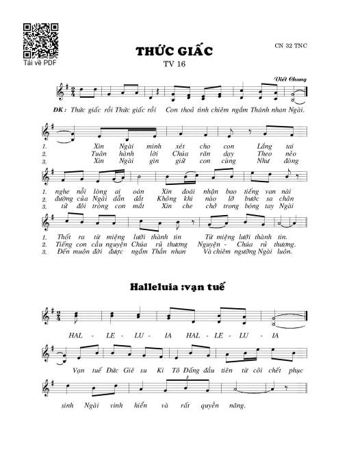 Thức giấc (Thánh Vịnh 16)