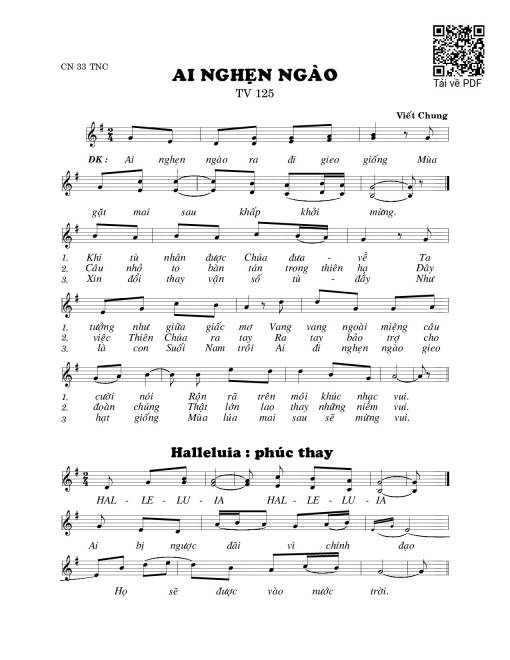 Ai nghẹn ngào (Thánh Vịnh 125)