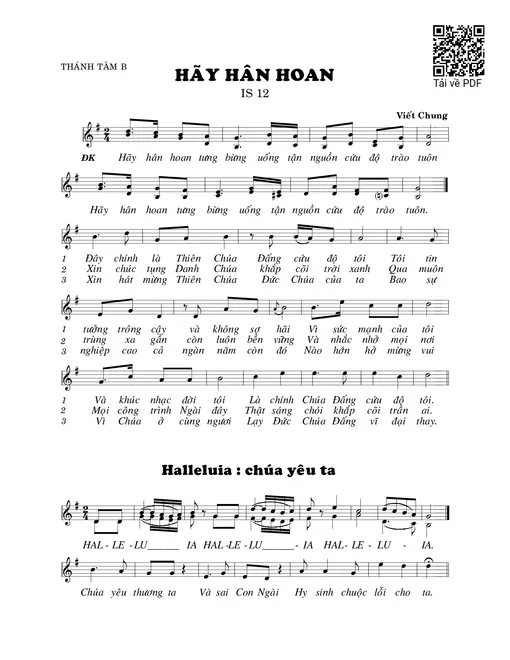 Hãy hân hoan (Is. 12)