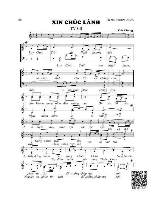 Xin chúc lành (Thánh Vịnh 66)