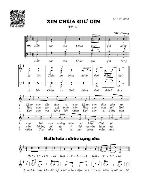 Xin Chúa giữ gìn (Thánh Vịnh 130)