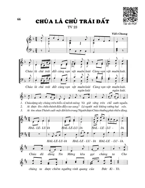 Chúa là chủ trái đất