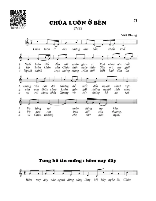 Chúa luôn ở bên