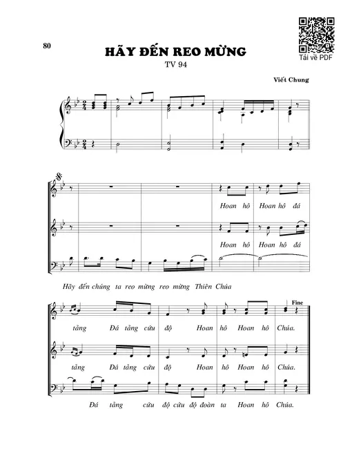 Hãy đến reo mừng