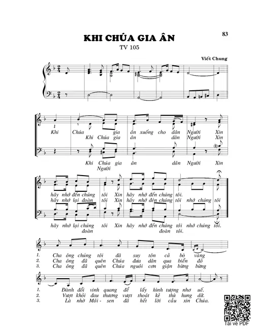 Khi Chúa gia ân - Viết Chung