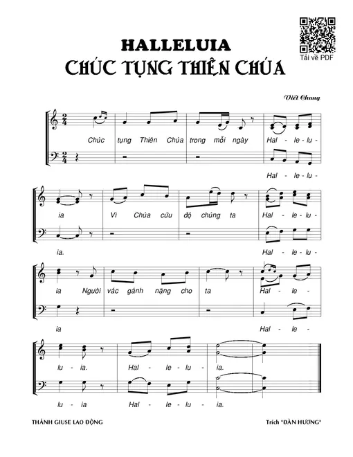 Alleluia Chúc tụng Thiên Chúa