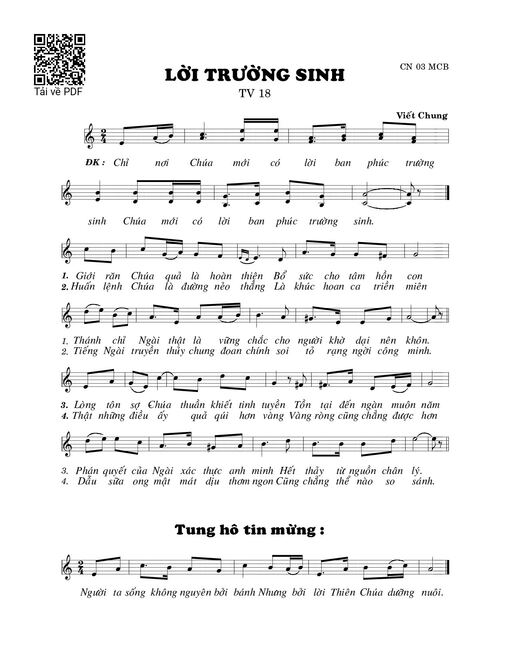 Lời trường sinh