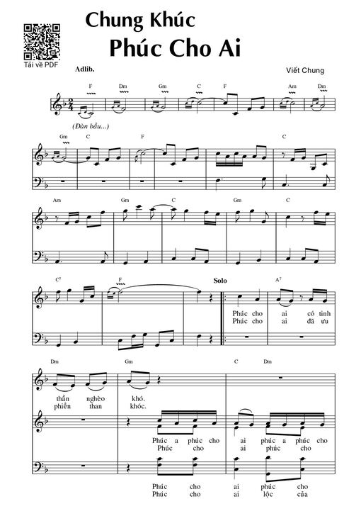 Chung khúc phúc cho ai
