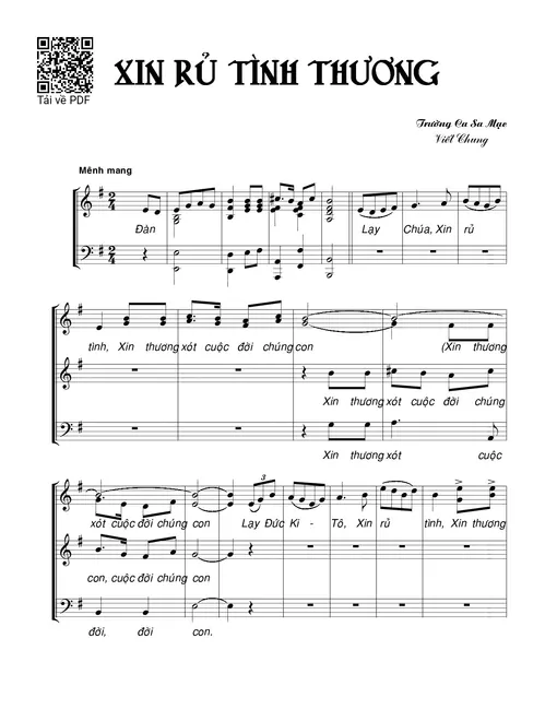 Xin rủ tình thương