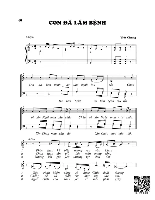 Con đã lâm bệnh