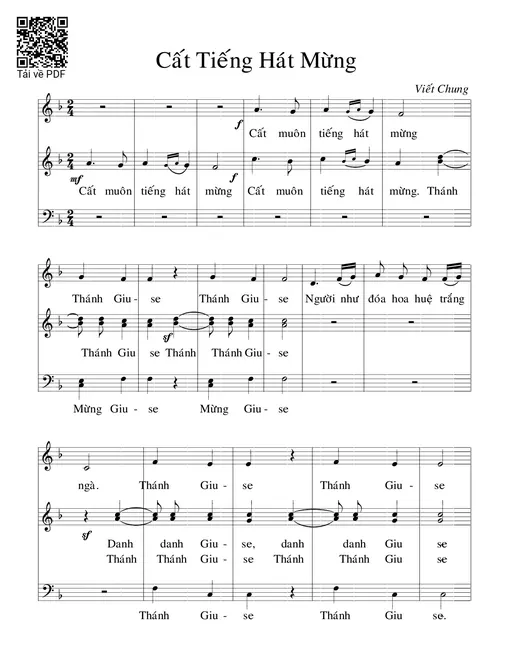 Cất tiếng hát mừng