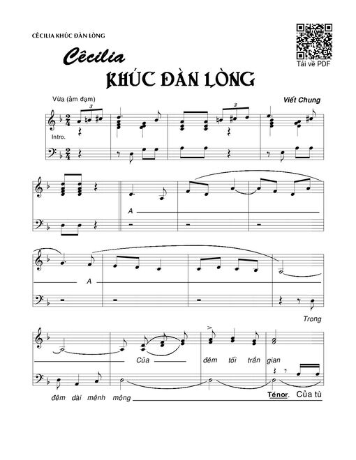 Cêcilia khúc đàn lòng