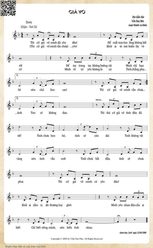 Giả vờ - Trần Duy Đức