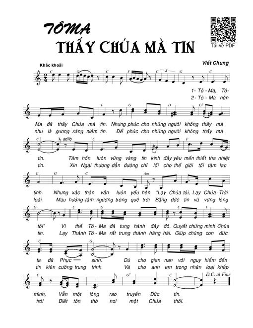 Tôma thấy Chúa mà tin