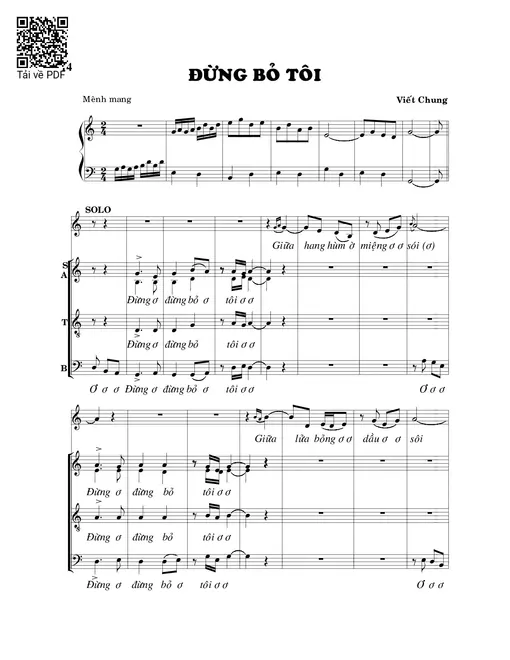 Đừng bỏ tôi - Viết Chung