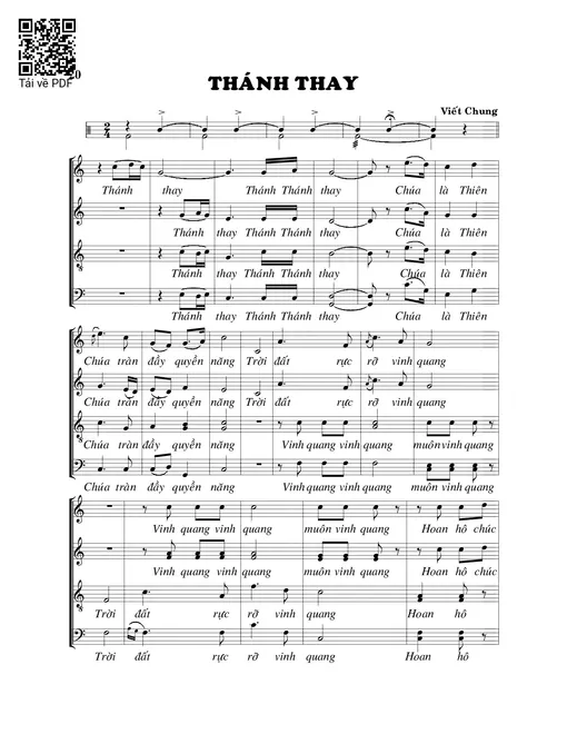 Thánh thay - Viết Chung