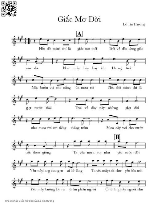 Giấc mơ đời - Lê Tín Hương