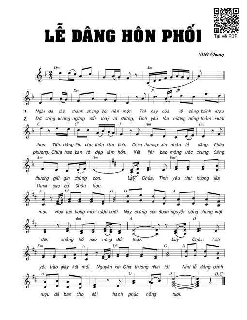 Lễ dâng hôn phối