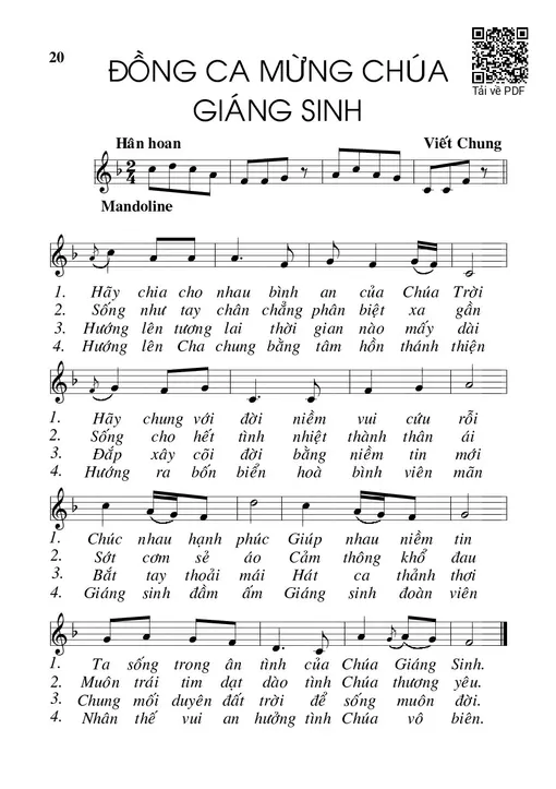 Đồng ca mừng Chúa Giáng Sinh