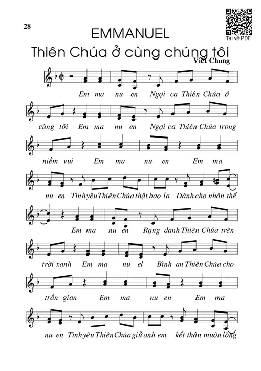 Emmanuel Thiên Chúa ở cùng chúng tôi