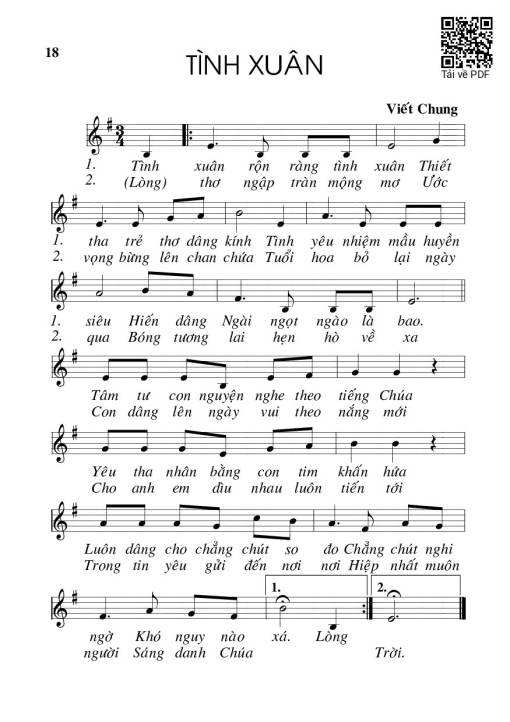 Tình xuân - Viết Chung