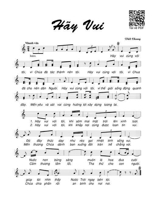 Hãy vui - Viết Chung