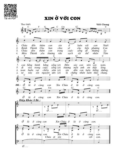 Xin ở với con - Viết Chung