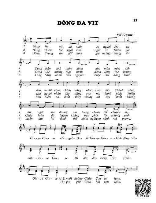 Dòng Đavit - Viết Chung