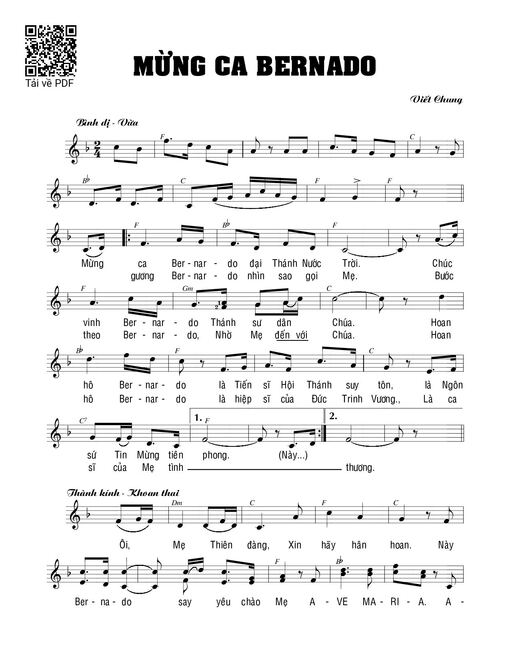 Mừng ca Benedo - Viết Chung